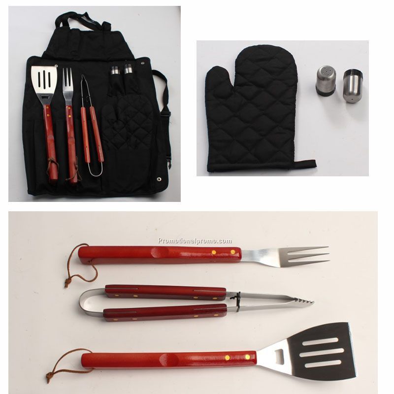 Customized Logo BBQ Apron Tool Set