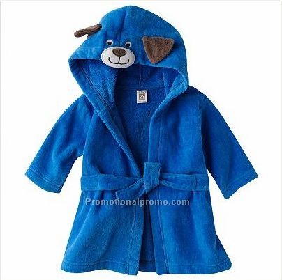 Carter's Dog Hooded Robe (BLUE)