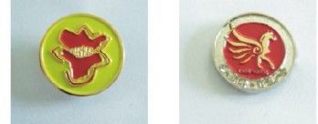 Small Round Metal Badge