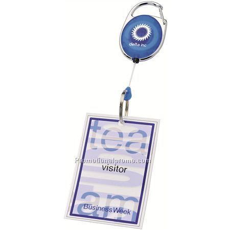 Promotional Oval Retractable Badge Holder
