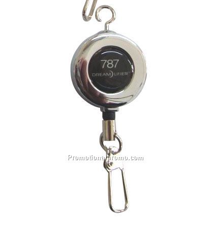 Metal yoyo badge holder