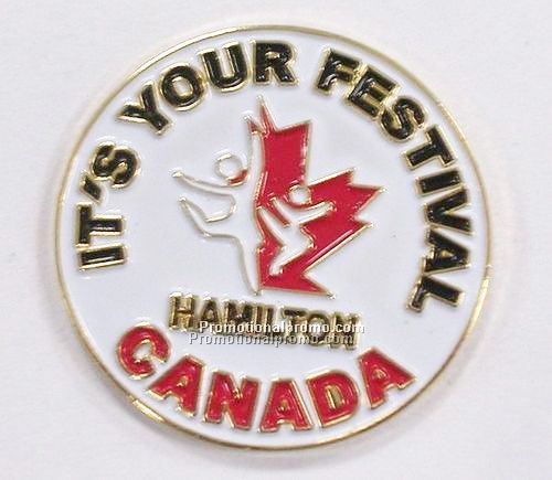 Soft Enamel Lapel Pins - round shape