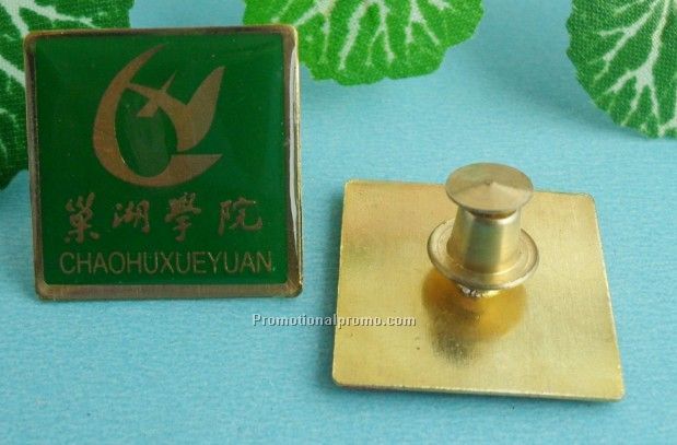 Promotional square lapel pins