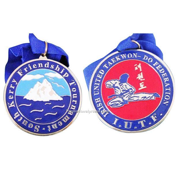 Medal with lanyard