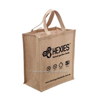 Promotional eco-friendly jute shopping bag