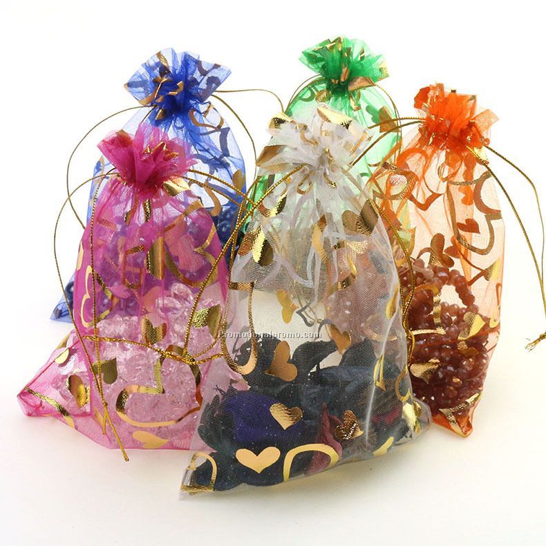 Gilding organza bag
