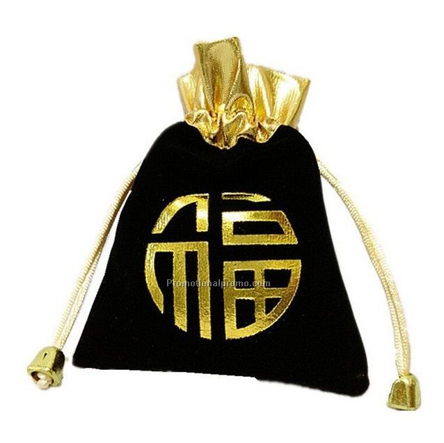 Customized jewelry flannelette bag