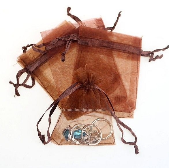 Logo printing organza bag