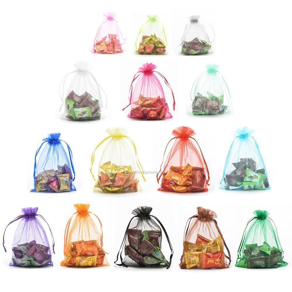 Different size organza bag
