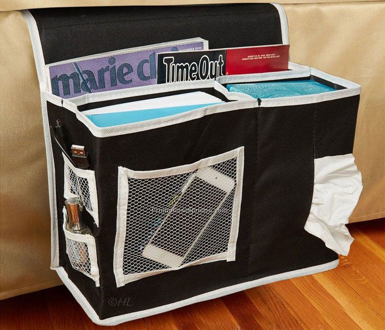 Foldable 600D Oxford Storage Bags Organiser At The Bed