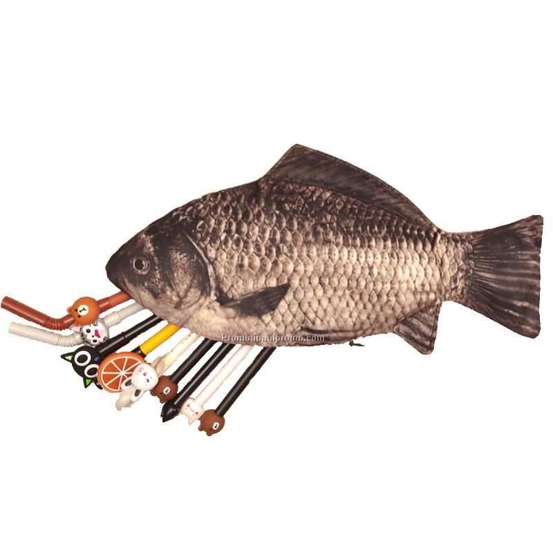 Creative fish shape pencil bag