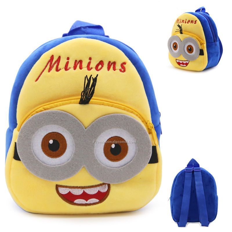 Fashion Kids Cartoon Shoulder School Bag Plush Backpack