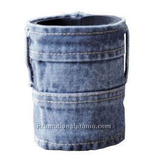 Jeans Denim Blank Can Holder