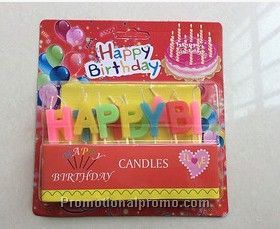 Creative happy birthday birthday candles