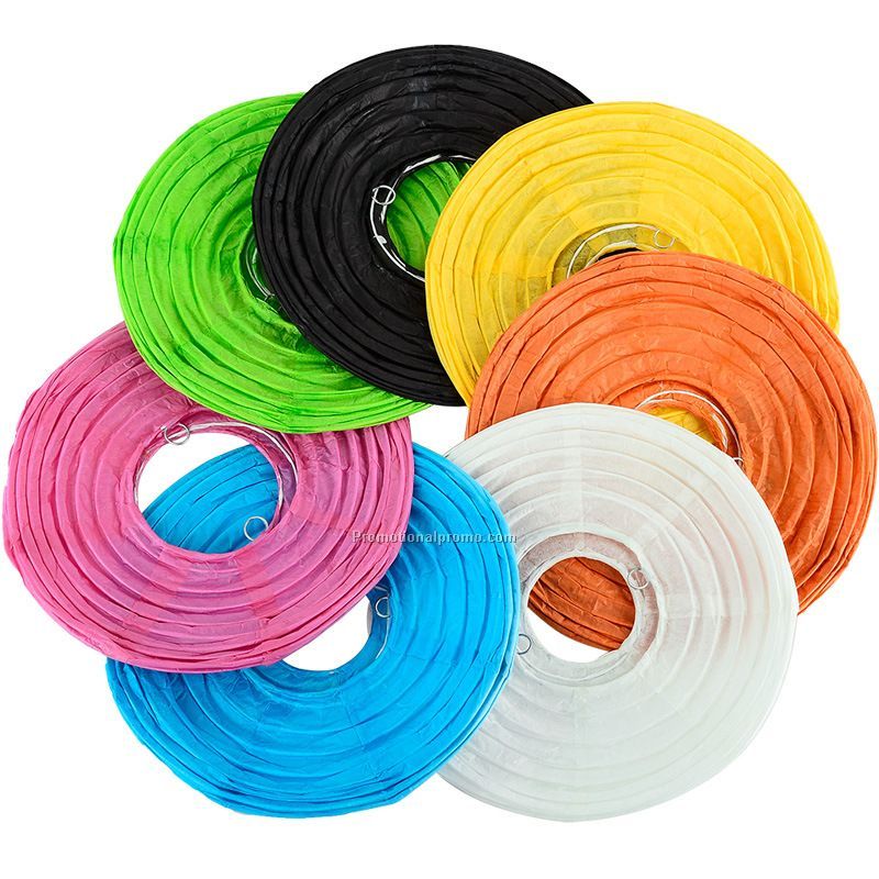 8' LED Lamp Lights Paper Balloons Set