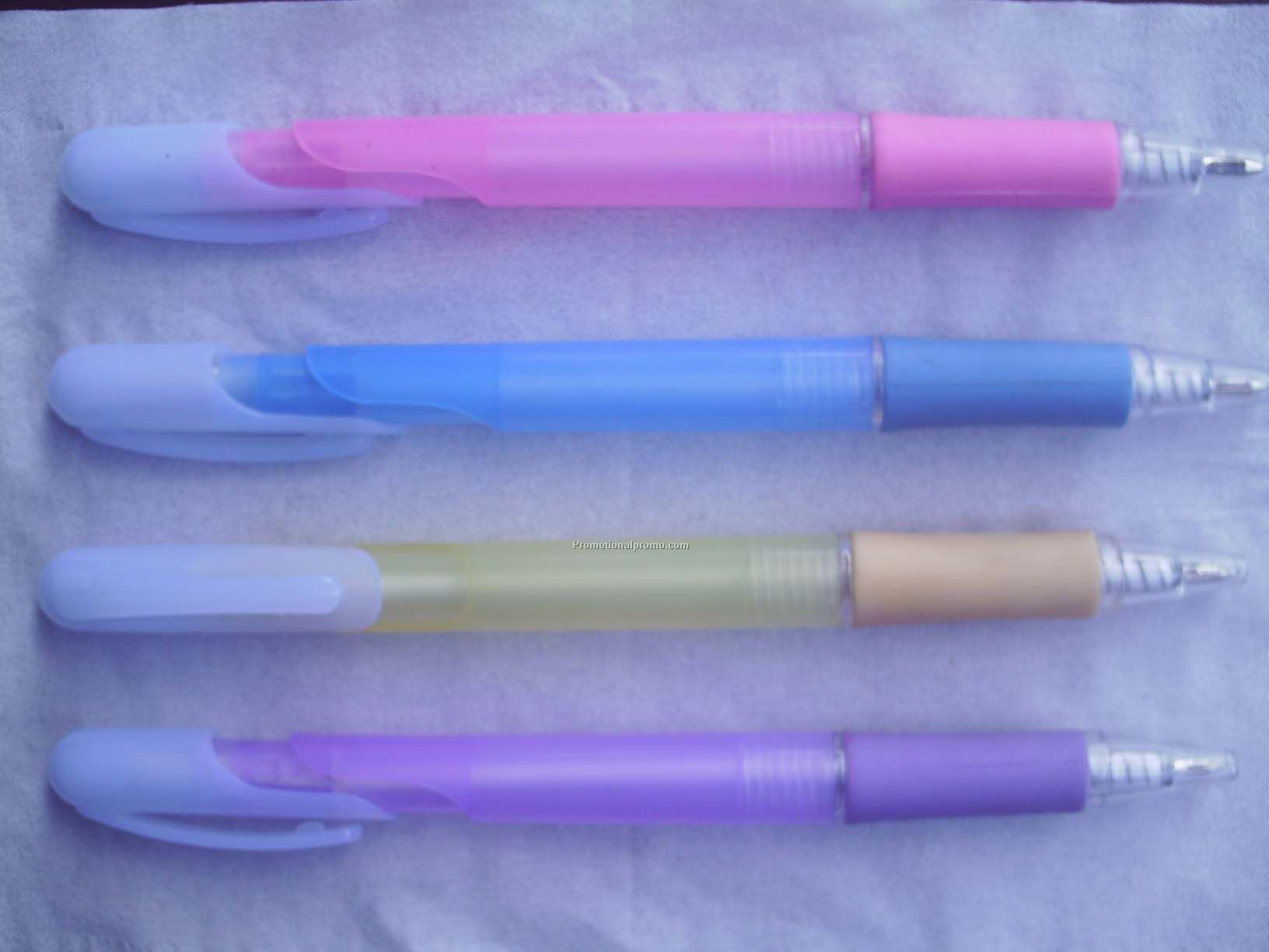 Plastic ballpoint pen