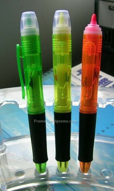 Ballpoint Pen With Highlighter