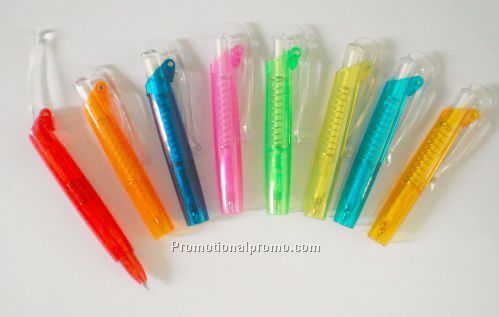 Transparent promotional ballpen