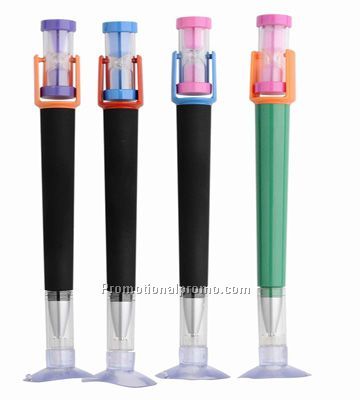 Sand timer ballpen