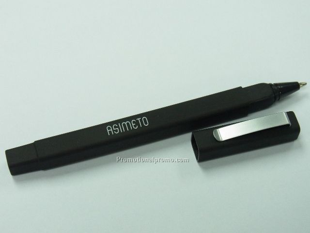 Promotional plastic advertising ballpoint pen