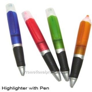 Promotional Highlighter with pen