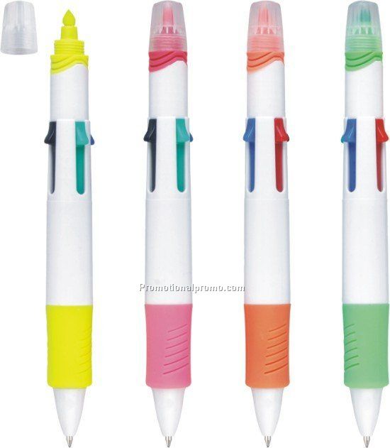 4 Color ballpen with marker