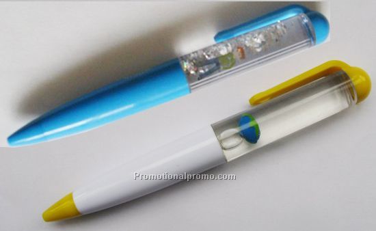 Customized plastic floating ballpen