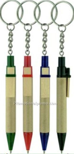 Ecological Ballpen with keychain