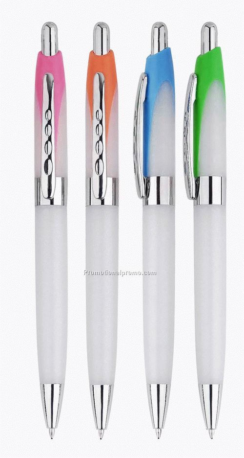 Promotional plastic ballpoint pen refill