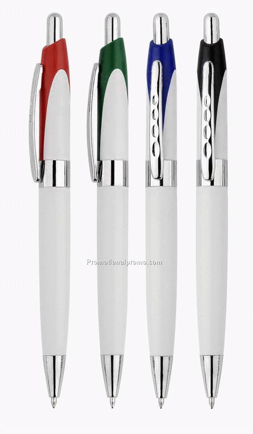 Promotional plastic ballpoint pen