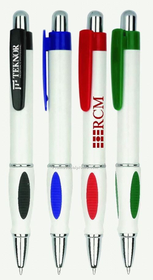Promotional plastic ballpoint pen