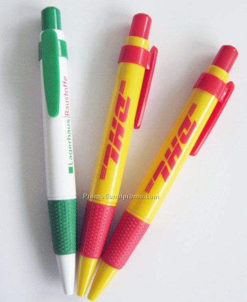 Plastic Ballpoint Pen with custom logo