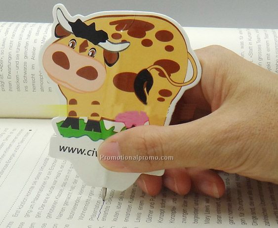 Cow bookmark ballpen