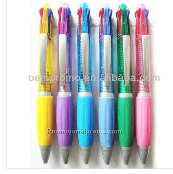 4 in 1 colorful ballpoint pen