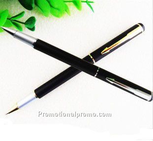 Metal ballpoint pen,Black business gift pen