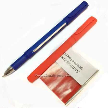Top OEM Advertising Paper Ballpoint Pen, Flag Pen, Advertising Pens With Banner, Banner Pen