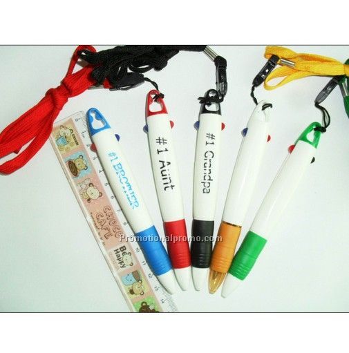 Promoitonal custom ballpoint pen with string