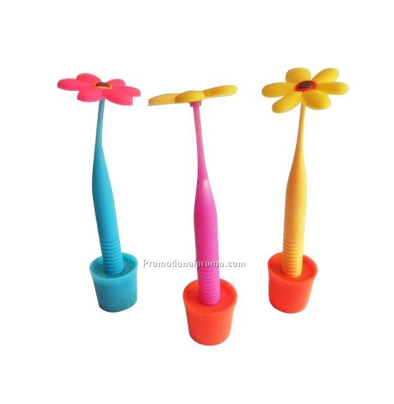 Oem advertiseing flower shape ballpoint pen