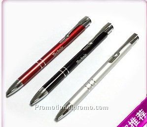 Metal ballpoint pen, oem logo printing ballpoint pen