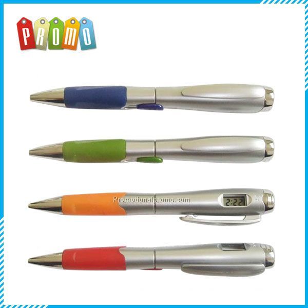 Ballpoint Plastic Pen with Clock, Clock ballpen, Digital Clock Ballpoint Pen