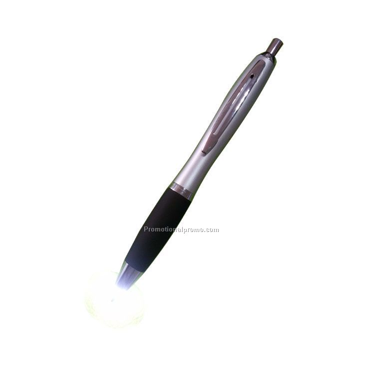 Plastic lighting LED ballpoint pen