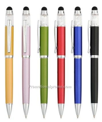 CL-033S Metal Crystal Ballpoint Pen Stylus Pen