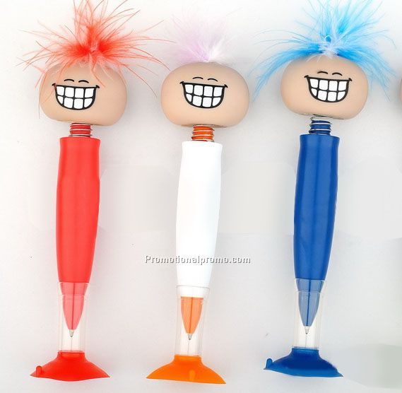 Bobble head pen