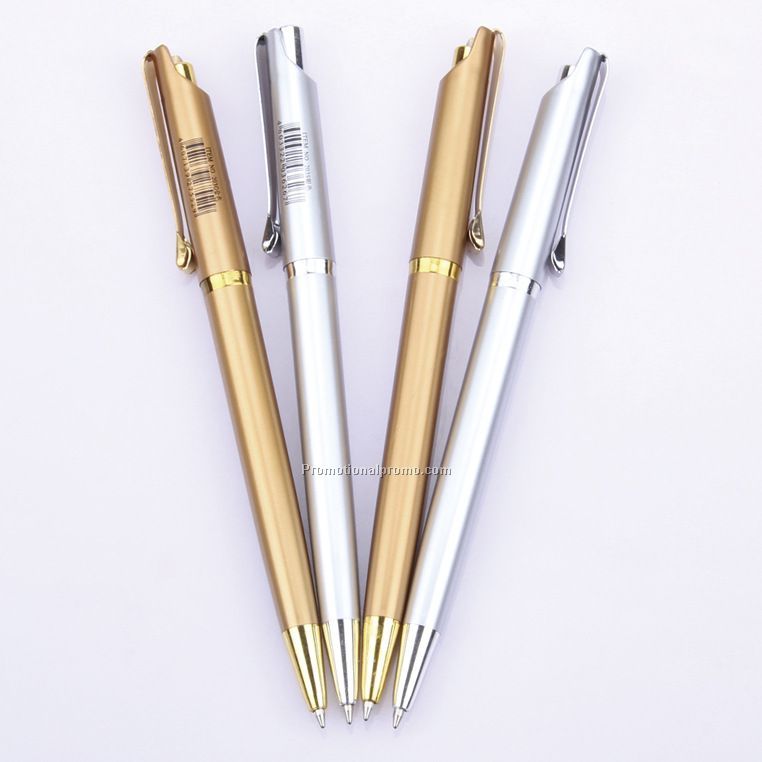 Silver Gold Promotional Ballpoint Pen