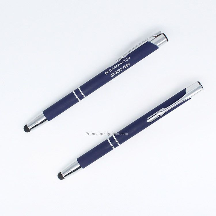Metal stylus ballpoint pen