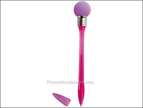 Balpen met gloeilamp