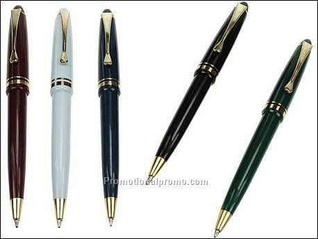 Balpen met metalen clip