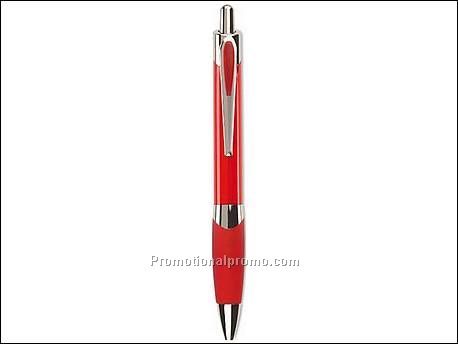 Balpen met rubberen grip