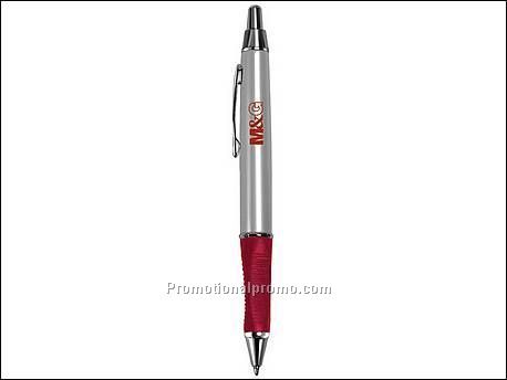 Balpen met zilveren accenten en...