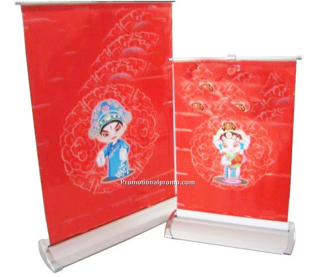 Trade Show Rotating Table Top Banner